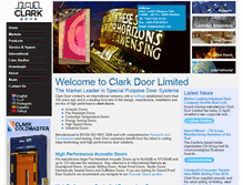Tablet Screenshot of clarkdoor.com